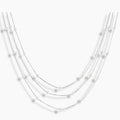 Sterling Silver 3 Strand Akoya Pearl Necklace