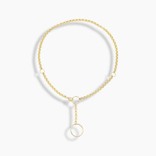 Rolo Lariat Necklace