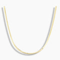 Liquid Gold Herringbone Necklace