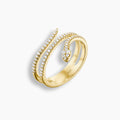 Diamond Snake Wrap Ring
