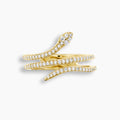 Diamond Snake Wrap Ring