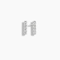 Thick Diamond Bar Studs