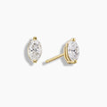 Oval Diamond Studs