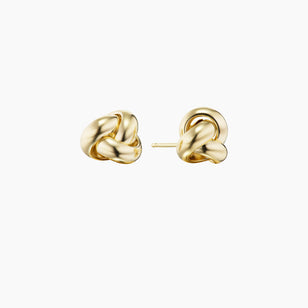 Aretes con nudo de amor
