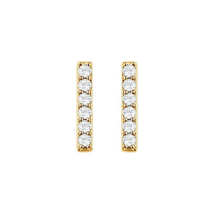 Kate Mara x KBH Mini Diamond Bar Studs