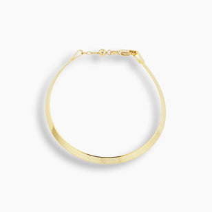 Pulsera de espiga de oro líquido