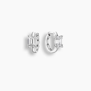 Huggies colgantes de diamantes