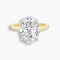 5.0 ct Oval Lab Diamond Engagement Ring