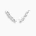 Pear Diamond Ear Climber