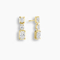 Huggies colgantes de diamantes