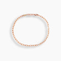 KBH x Gab: Linked Up Anklet - Rose