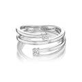 Diamond Spiral Ring