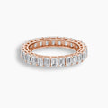 Emerald Cut Diamond Eternity Band