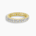 Emerald Cut Diamond Eternity Band
