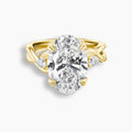6.26 TCW Oval Diamond Twist Three Stone Engagement Ring