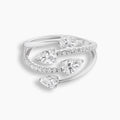 Anillo de garra de diamante