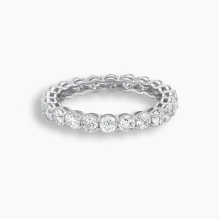 Round Diamond Eternity Band