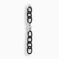 Ebony Wood Chain Link Bracelet