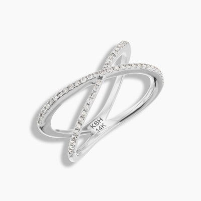 Diamond X Ring