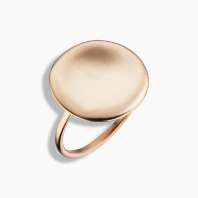 Gold Disc Ring