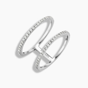 Diamond Double Stack Ring