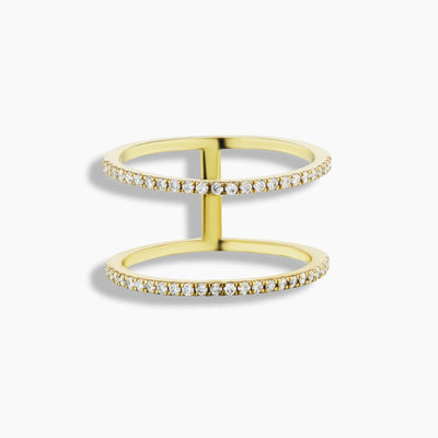 Diamond Double Stack Ring