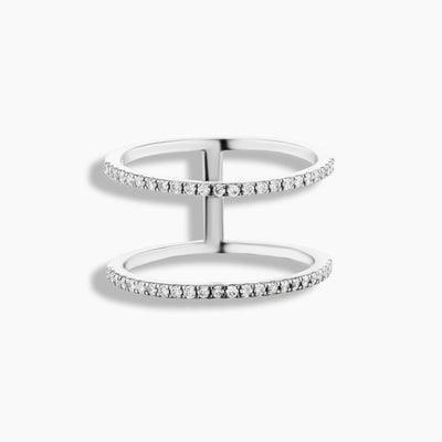 Diamond Double Stack Ring