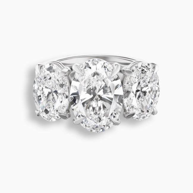 8 Total Carat Weight Trilogy Ring