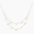 Double Layer Disc Necklace