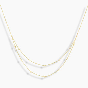 Double Layer Bead Necklace