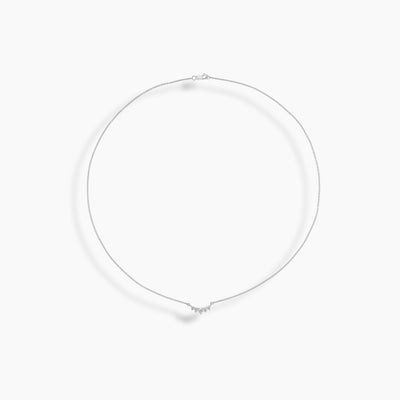 Collar de cuentas de doble diamante