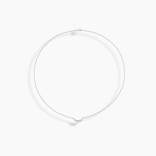 Collar de cuentas de doble diamante