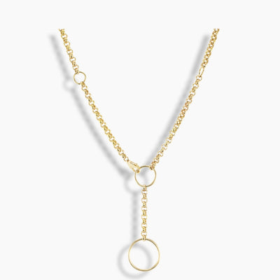 Rolo Lariat Necklace