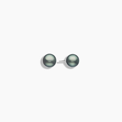 Gray Tahitian Pearl Studs