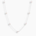 Akoya Pearl Station Necklace