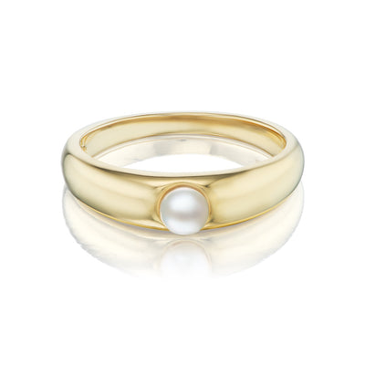 Akoya Pearl Dome Ring