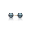 Black Akoya Pearl Studs