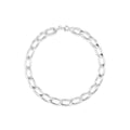 Collar de cadena de plata de ley