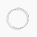 Diamond Paperclip Tennis Statement Bracelet