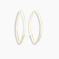 Marquise Hoop Earring