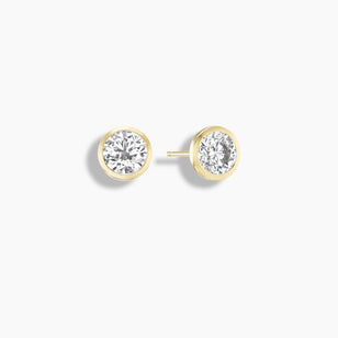 Diamond Bezel Cocktail Stud