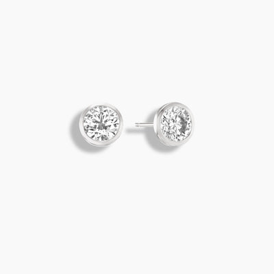 Diamond Bezel Cocktail Stud