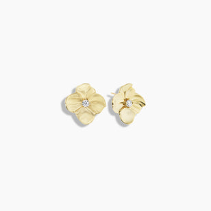 Flower Power Diamond Stud Earrings