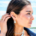 Sterling Silver U Threader Earrings