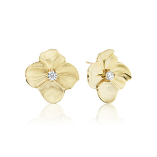 Flower Power Diamond Stud Earrings