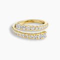 Graduated Diamond Wrap Ring