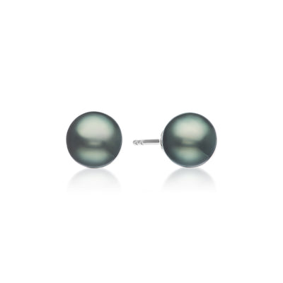 Gray Tahitian Pearl Studs