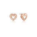 Pendientes de corazón abierto