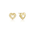 Pendientes de corazón abierto