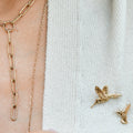 Mini Hummingbird Brooch